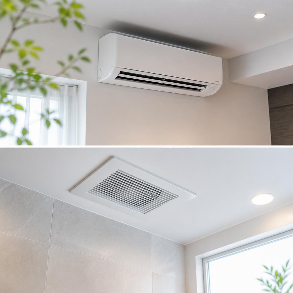 エアコンと換気扇はプロに任せて、快適な空間へ！