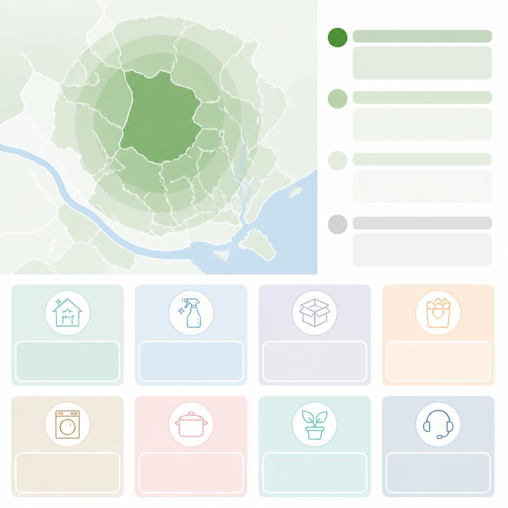 対応エリアとサービス内容
